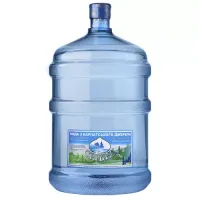 Вода артезіанська питна природна негазована Срібна 18.9 л.